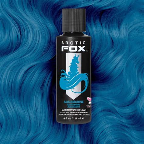 arctic fox hair color aquamarine